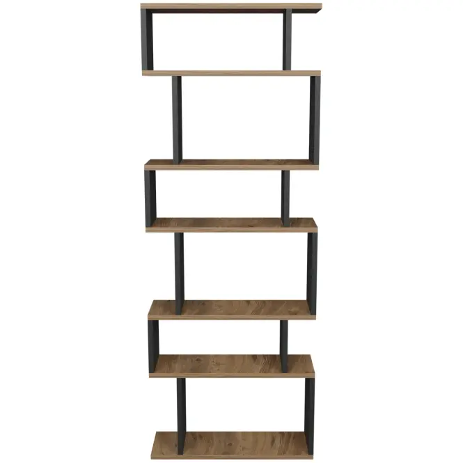 Regál FD-ZMBS-071 antracit/prírodné,2