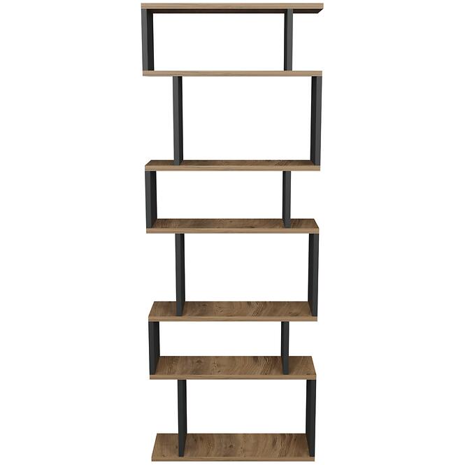 Regál FD-ZMBS-071 antracit/prírodné,2