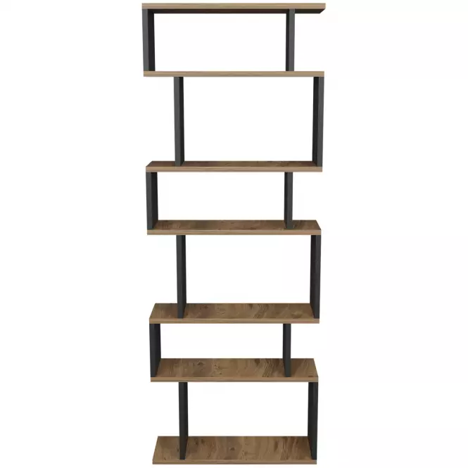 Regál FD-ZMBS-071 antracitt/prirodzené