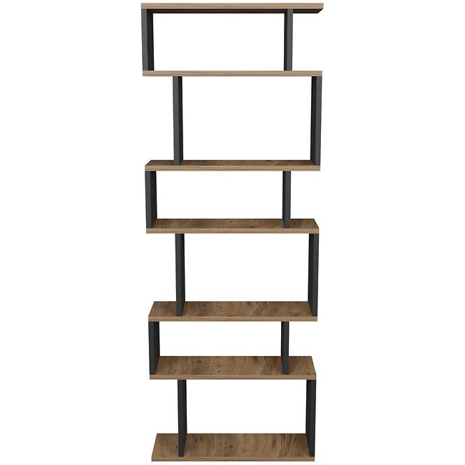 Regál FD-ZMBS-071 antracitt/prirodzené