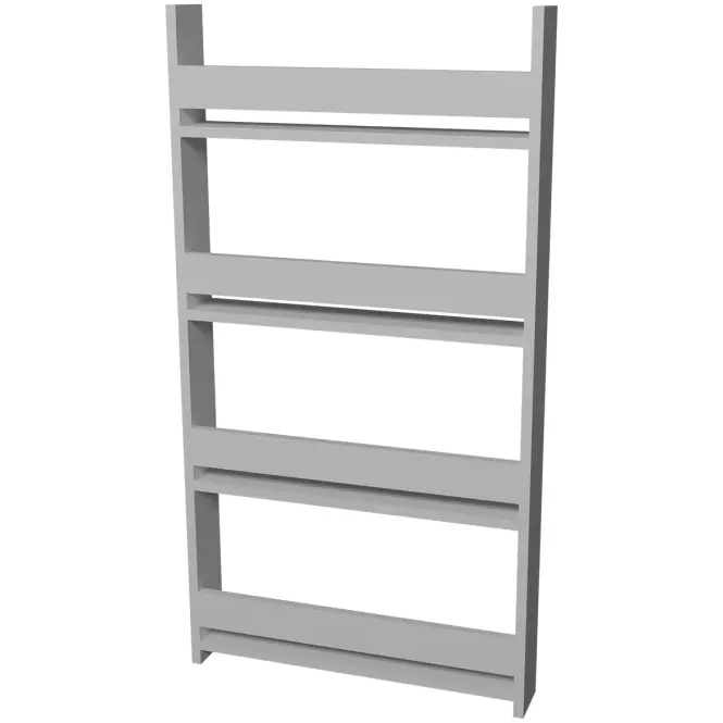 Regál FD-MTSKBS-002 biela,3