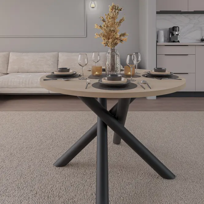 Stôl Oslo 110 cm dub lindberg,7
