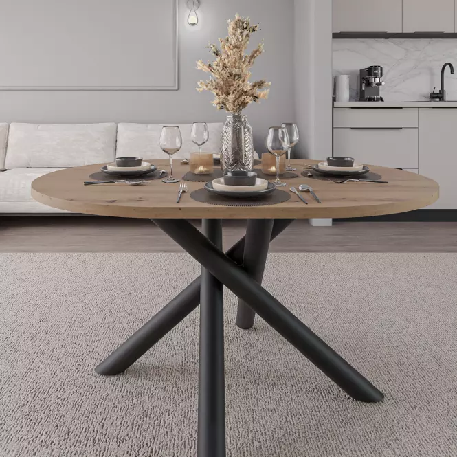 Stôl Oslo 138x100 cm dub artisan