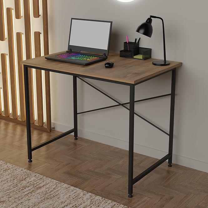 Písací stôl Fd-6090od-001 naturálna/čierna,5
