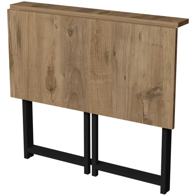 Písací stôl skladaný Fd-5080fsd-001 prírodná/čierna