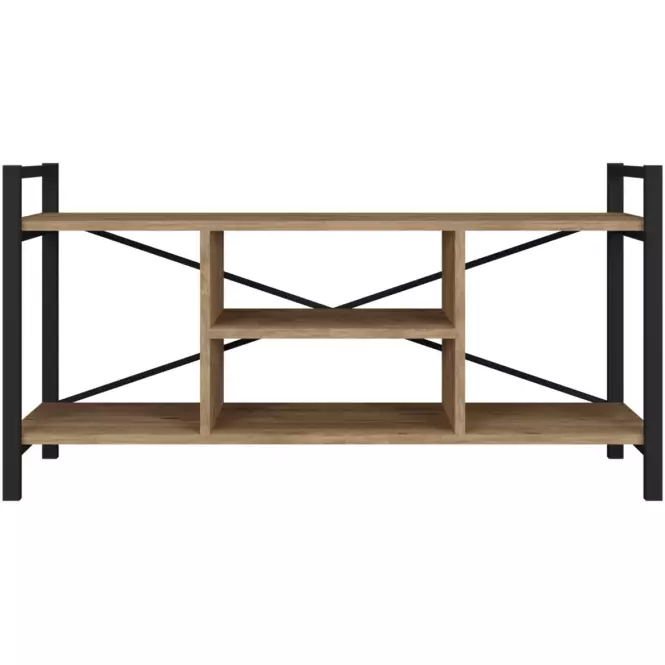 TV stolík FD-12035TVU-001 prírodná/čierna,2