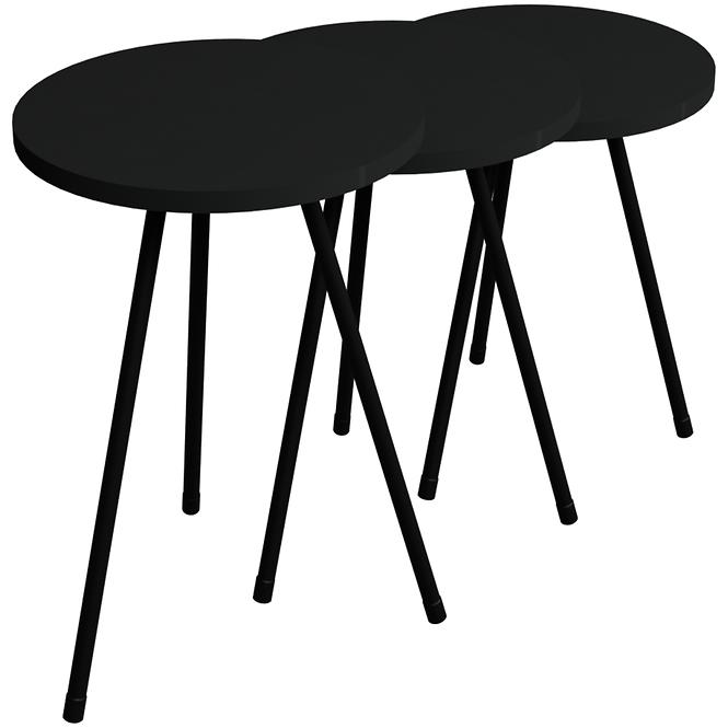 Sada Stolíkov Fd–3pcts-007 Antracit