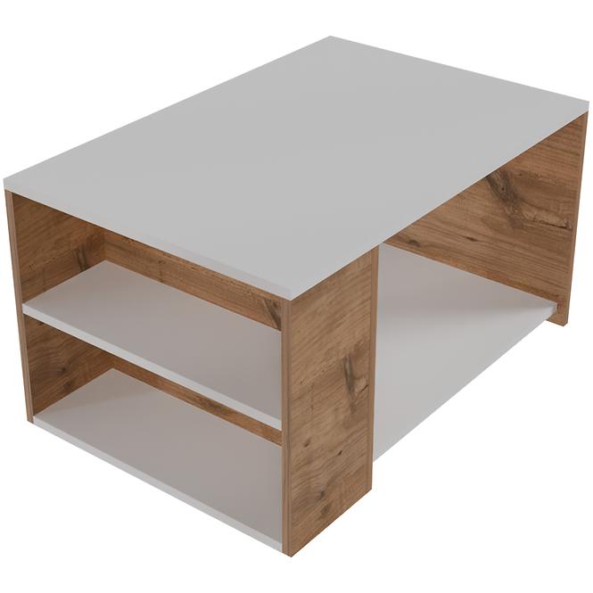 Konferenčný stolík Delta Fd-Dltct-021 Biela/Prirodzené,2