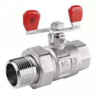 Guľový ventil MF s motýlikom 1”, skrutkový závit