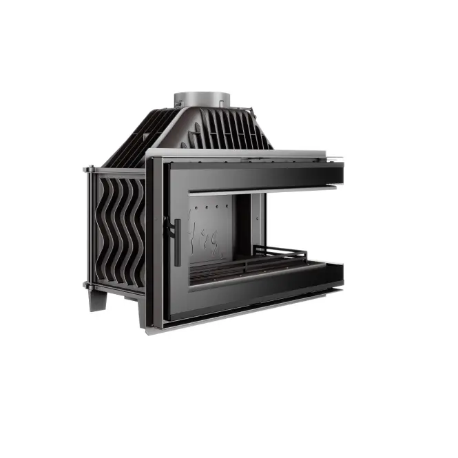 Krbová rohová vložka W16 pravá 13,5 kW Black