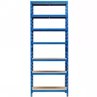 Kovový regál 220x90x60cm – 7 políc/175 kg