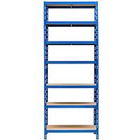 Kovový regál 220x90x60cm – 7 políc/175 kg