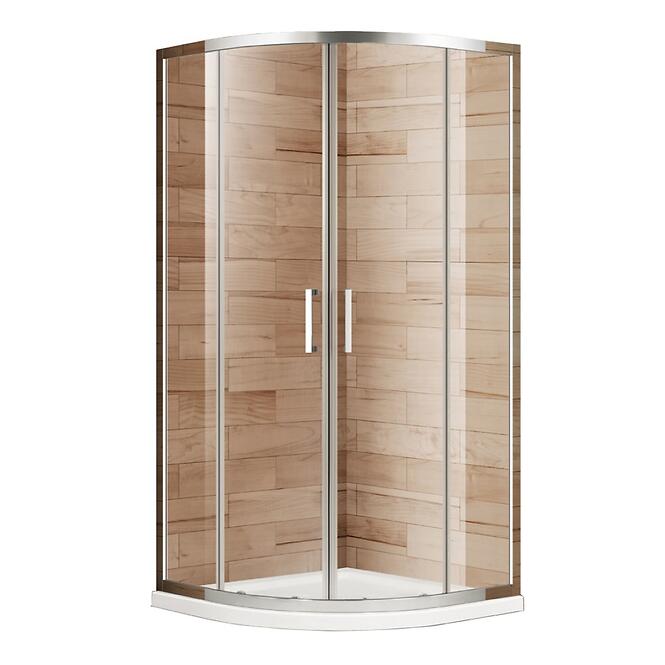 Štvrťkruhový Sprchový kút Virtus 90x120x195,3