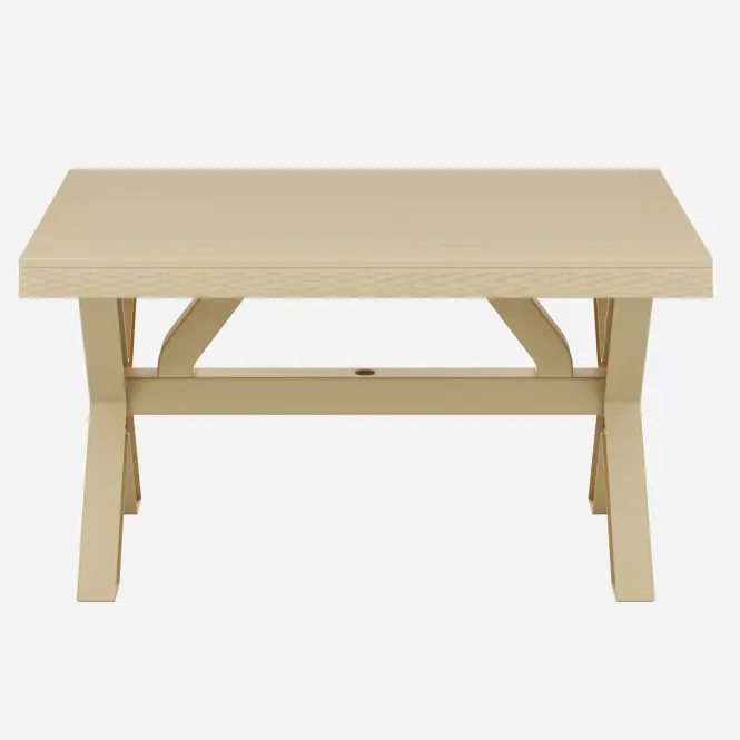 Stôl Rustic béžový 80x140 cm,2
