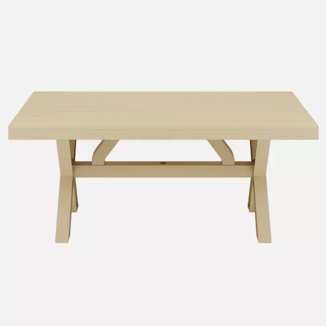 Stôl Rustic béžový 90x180 cm