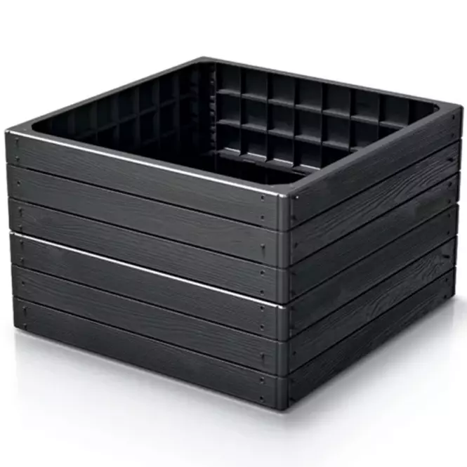 Vyvýšený záhon Antracit 75,6 cm IBWs-S433