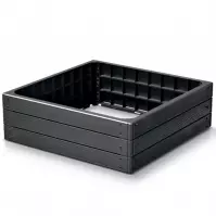 Vyvýšený záhon Antracit 75,6 cm IBWs-S433