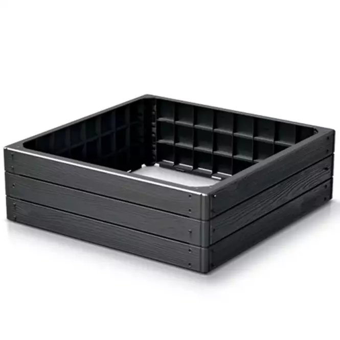 Vyvýšený záhon Antracit 75,6 cm IBWs-S433