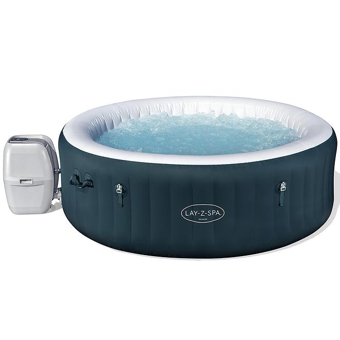 Nafukovacia vírivka Spa 1,96x1,96 m Miami tmavozelená 6001D