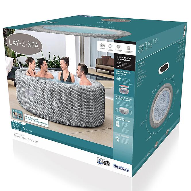 Nafukovacia vírivka Spa 1,96x0,71m Bali 6001N,7