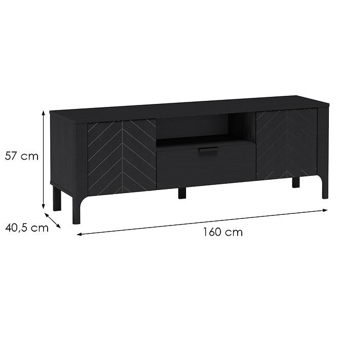 TV stolík Malumi M5 čierna