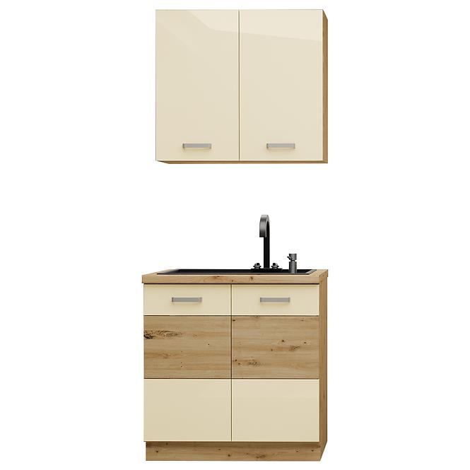 Kuchynská Linka Artisan Krém 80 cm bez pracovnej dosky