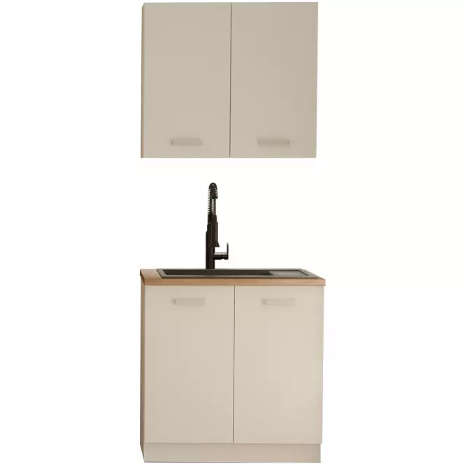 Kuchynská linka Eko White 80 cm bez pracovnej dosky