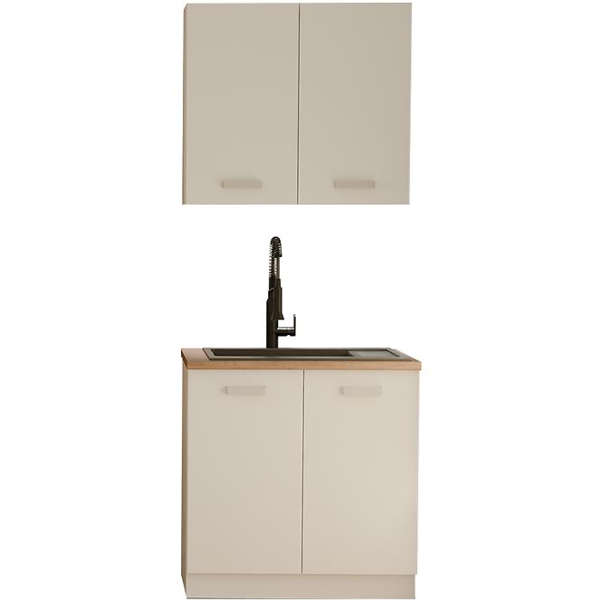 Kuchynská linka Eko White 80 cm bez pracovnej dosky