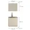 Kuchynská linka Eko White 80 cm bez pracovnej dosky,3