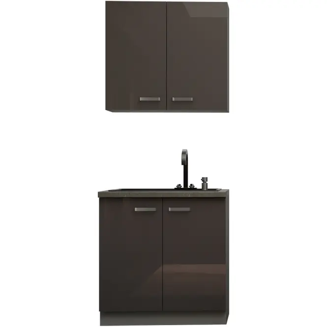 Kuchynská linka Grey 80 cm bez pracovnej dosky,2
