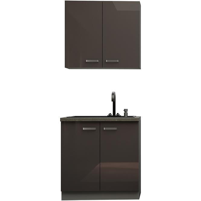 Kuchynská linka Grey 80 cm bez pracovnej dosky,2