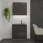 Kuchynská linka Grey 80 cm bez pracovnej dosky