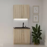 Kuchynská linka Sara Sonoma 80 cm bez pracovnej dosky