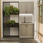Kuchynská Linka Stilo Clay grey/biela 80cm bez pracovnej dosky