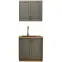 Kuchynská Linka Stilo dust grey/Artisan 80 cm bez pracovnej dosky,2