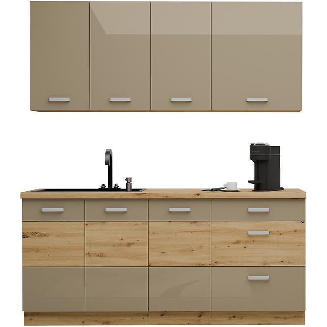Kuchynská Linka Artisan Cappuccino 180 cm bez pracovnej dosky