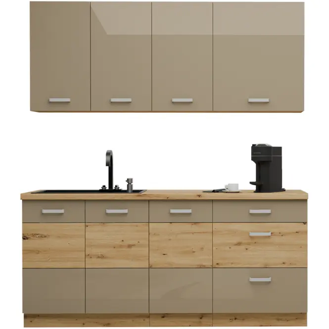 Kuchynská Linka Artisan Cappuccino 180 cm bez pracovnej dosky,2