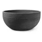 Ryhovaná miska Ø 60 x H 28 cm antracit