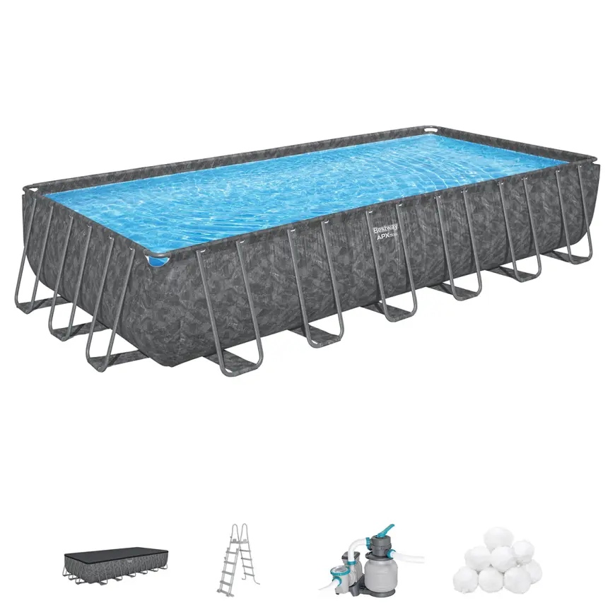 Bazén s rámom obdĺžnikový APX 7,32x3,66x1,32 m 561KG