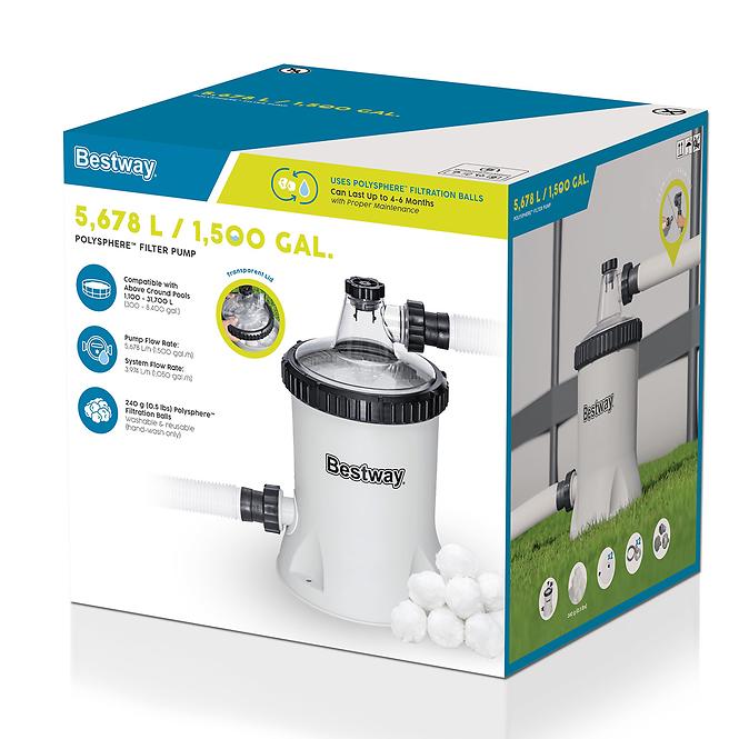 Bazénová filtrácia na filtračné gule  58870,14