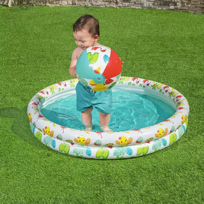 Bazén pre deti 1.22x0.2m + lopta a koleso 51124