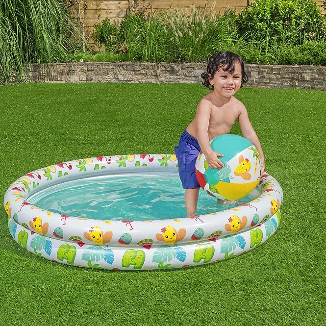 Bazén pre deti 1.22x0.2m + lopta a koleso 51124