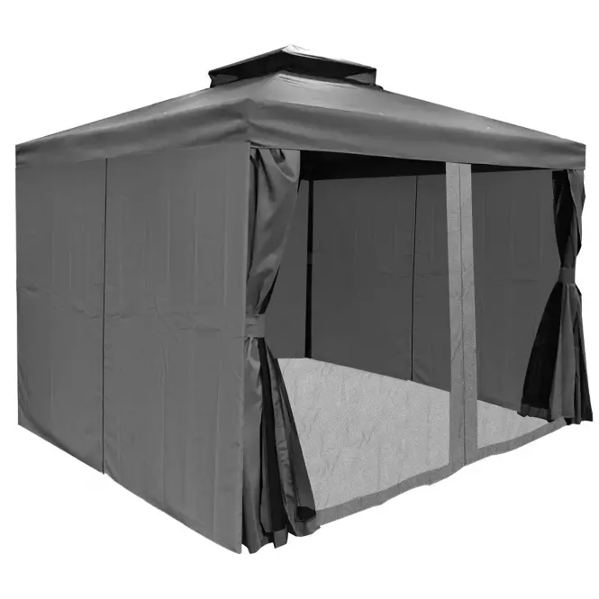 Záhradný pavilón Porto 3x4x2.7m grafitová