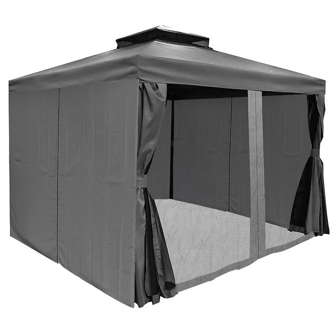 Záhradný pavilón Porto 3x4x2.7m grafitová