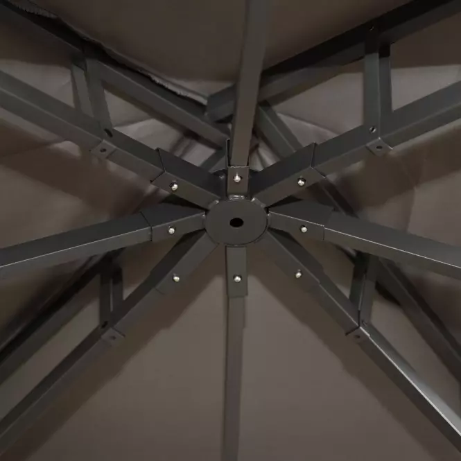 Záhradný pavilón Porto 3x4x2.7m grafitová