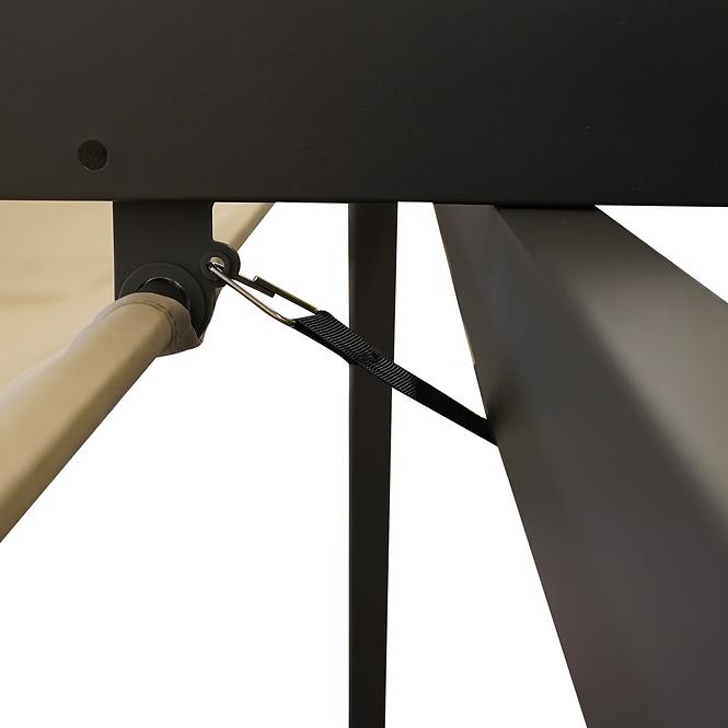 Záhradný pavilón / pergola Pescara 3x4x2.35m béžový