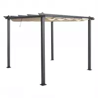 Záhradný pavilón / pergola Pescara 3x4x2.35m béžový