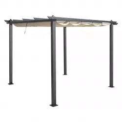 Záhradný pavilón / pergola Pescara 3x4x2.35m béžový