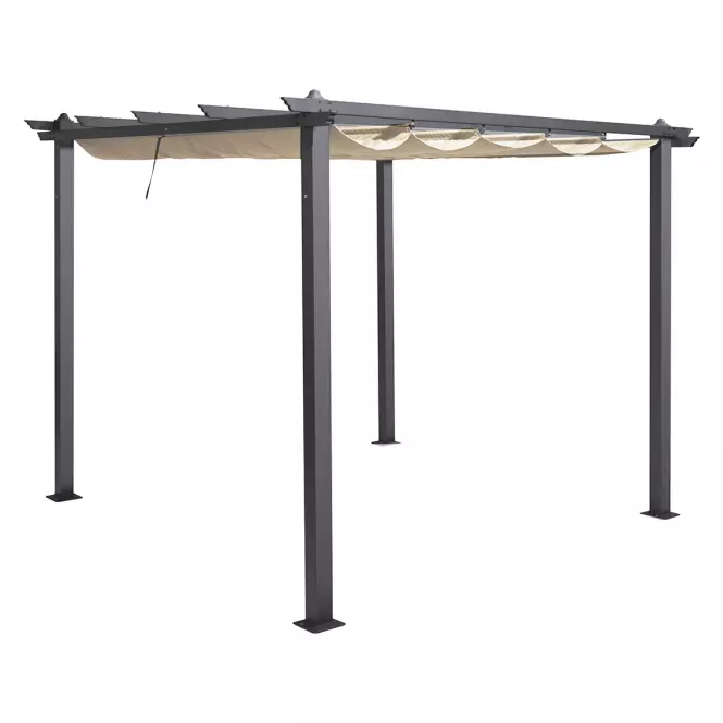 Záhradný pavilón / pergola Pescara 3x4x2.35m béžový