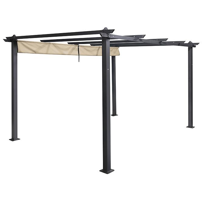 Záhradný pavilón / pergola Pescara 3x4x2.35m béžový